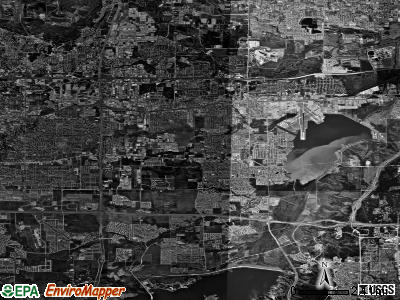 Grand Prairie satellite photo by USGS
