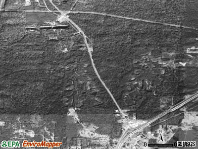 Caddo Valley satellite photo by USGS
