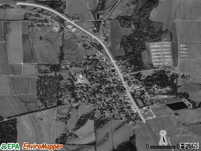 Greenevers satellite photo by USGS