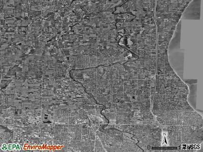 Mequon satellite photo by USGS