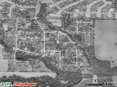 Glenaire satellite photo by USGS