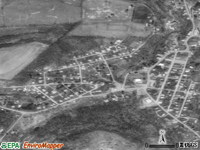 Vanderbilt satellite photo by USGS
