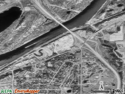 Lilydale satellite photo by USGS