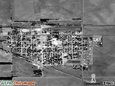 Norwich satellite photo by USGS