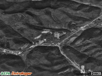 Frenchburg satellite photo by USGS