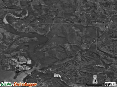 Tenkiller satellite photo by USGS