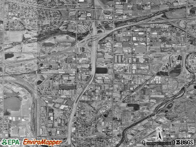 North Washington satellite photo by USGS