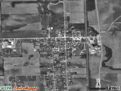 Bismarck satellite photo by USGS