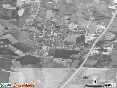 Ethridge satellite photo by USGS