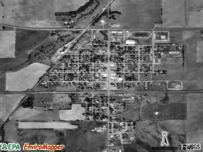 Argonia satellite photo by USGS