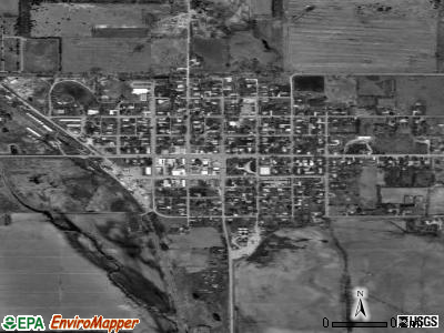 Greeley Center satellite photo by USGS