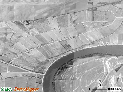 Lake View satellite photo by USGS
