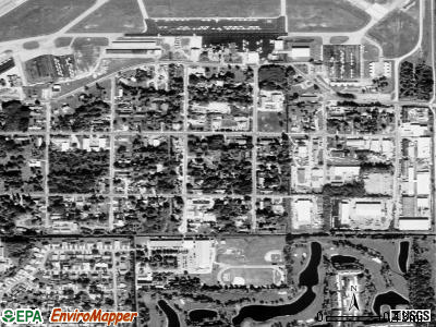 Page Park satellite photo by USGS