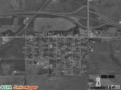 Canute satellite photo by USGS