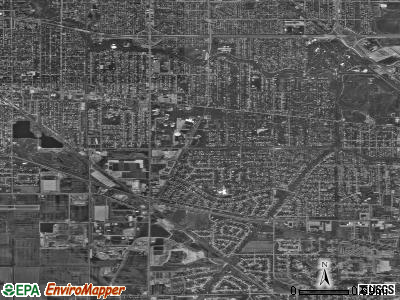 Munster satellite photo by USGS