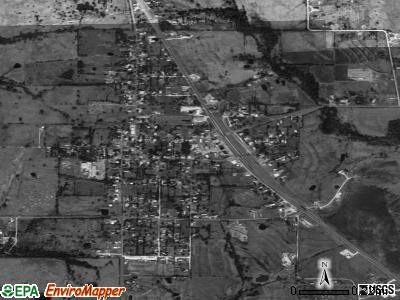 Lone Oak satellite photo by USGS