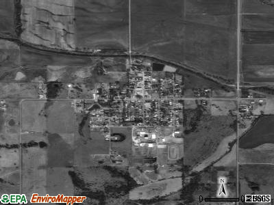 Washington satellite photo by USGS