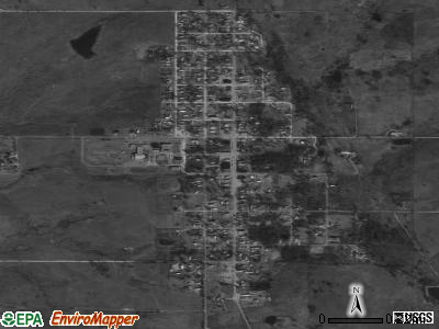 Shidler satellite photo by USGS