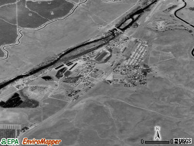 Friant satellite photo by USGS