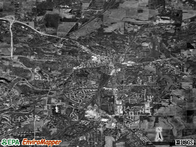Edwardsville satellite photo by USGS