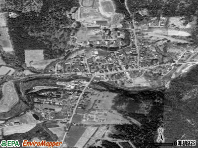 Saxtons River satellite photo by USGS