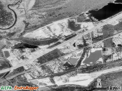 Rose City satellite photo by USGS