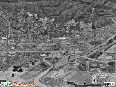 Duarte satellite photo by USGS