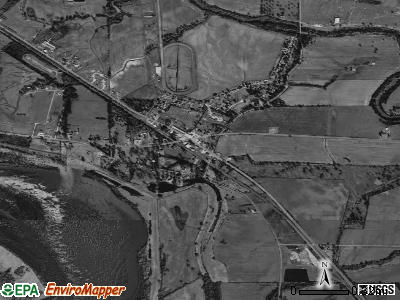 Clarence satellite photo by USGS