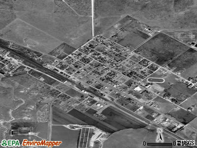 Texline satellite photo by USGS