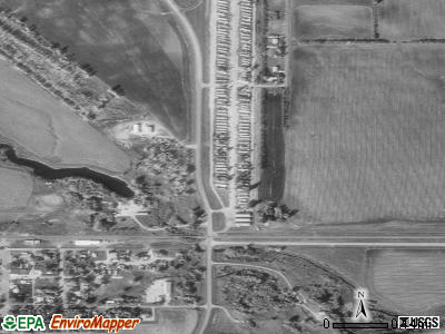 Emerado satellite photo by USGS