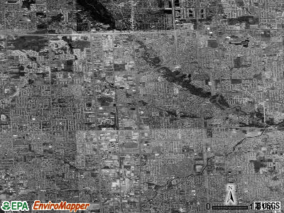 Sterling Heights satellite photo by USGS