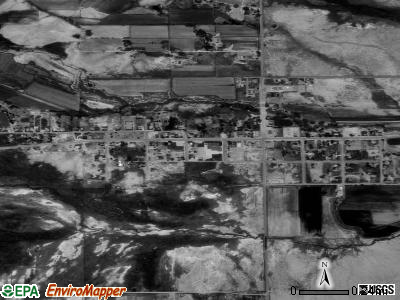 Cleveland satellite photo by USGS