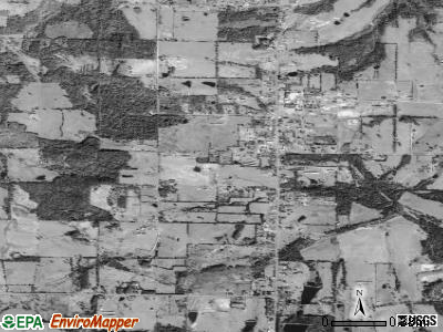 Hector satellite photo by USGS