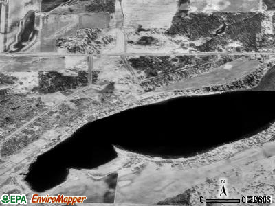Pleasant Lake satellite photo by USGS