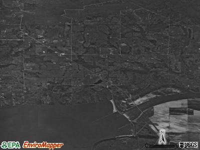 Brent satellite photo by USGS