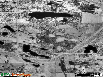 Sunfish Lake satellite photo by USGS