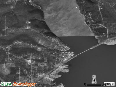 Bernice satellite photo by USGS