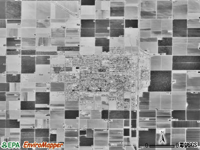 Wasco satellite photo by USGS