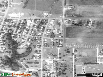 Milford satellite photo by USGS