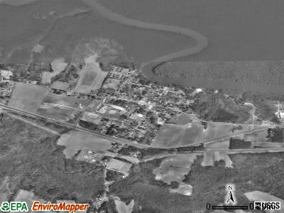Jamesville satellite photo by USGS