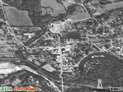 North Carrollton satellite photo by USGS