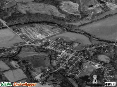 Clarksville satellite photo by USGS