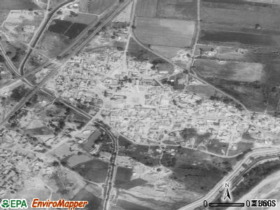 Isleta Village Proper satellite photo by USGS