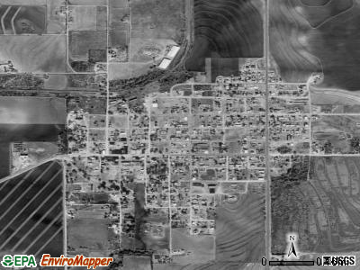 Hayden Lake satellite photo by USGS