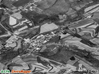 Seven Valleys satellite photo by USGS