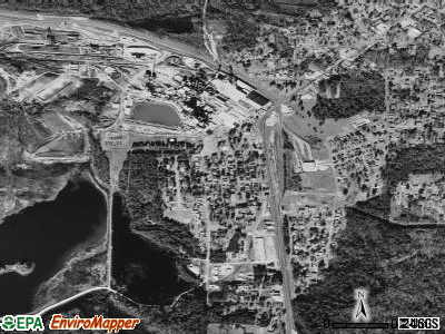 Hodge satellite photo by USGS