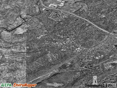 West Carson satellite photo by USGS