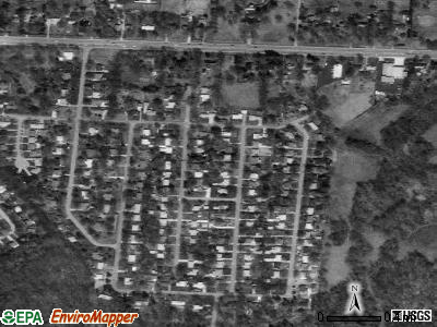 Houston Acres satellite photo by USGS