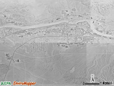 Barstow satellite photo by USGS