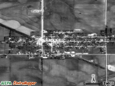 Hawkeye satellite photo by USGS